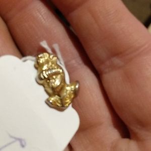 Men's Gold plated tie bar  knight